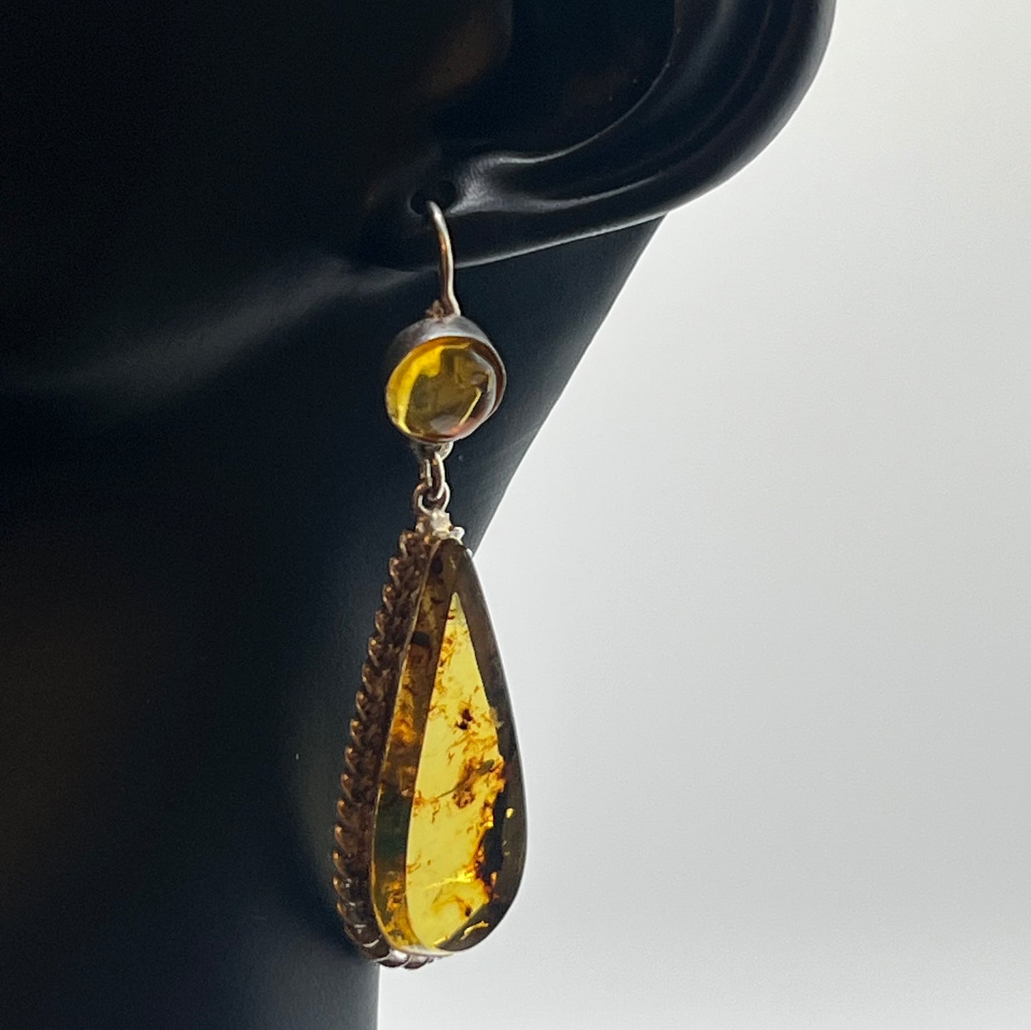 Boucles d’Oreilles Ambre