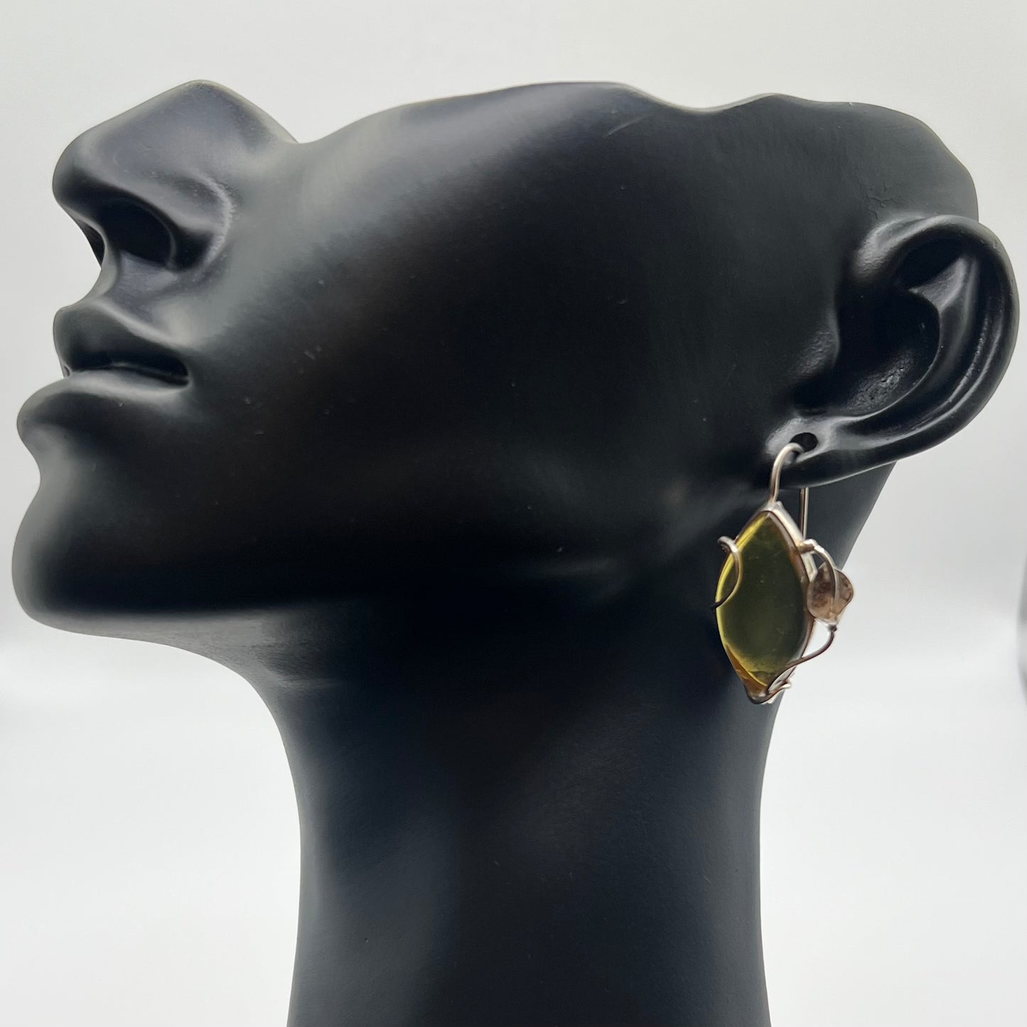 Pendentif & Boucles d’Oreilles Ambre