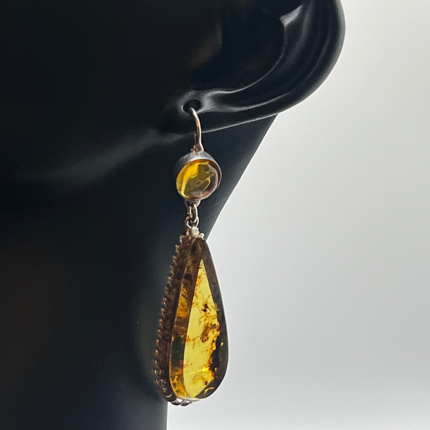 Boucles d’Oreilles Ambre