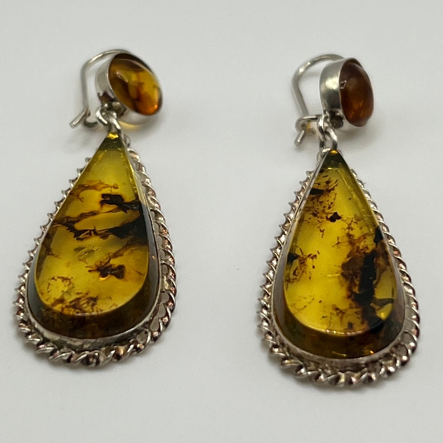 Boucles d’Oreilles Ambre
