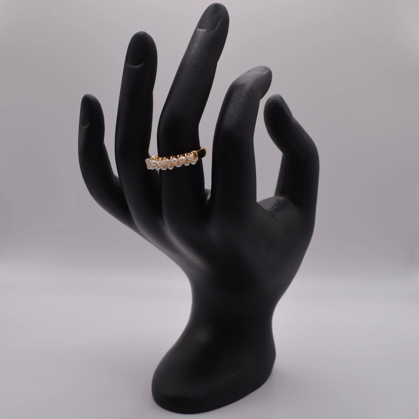 Bague double brodée - MAISON MEXIQUE