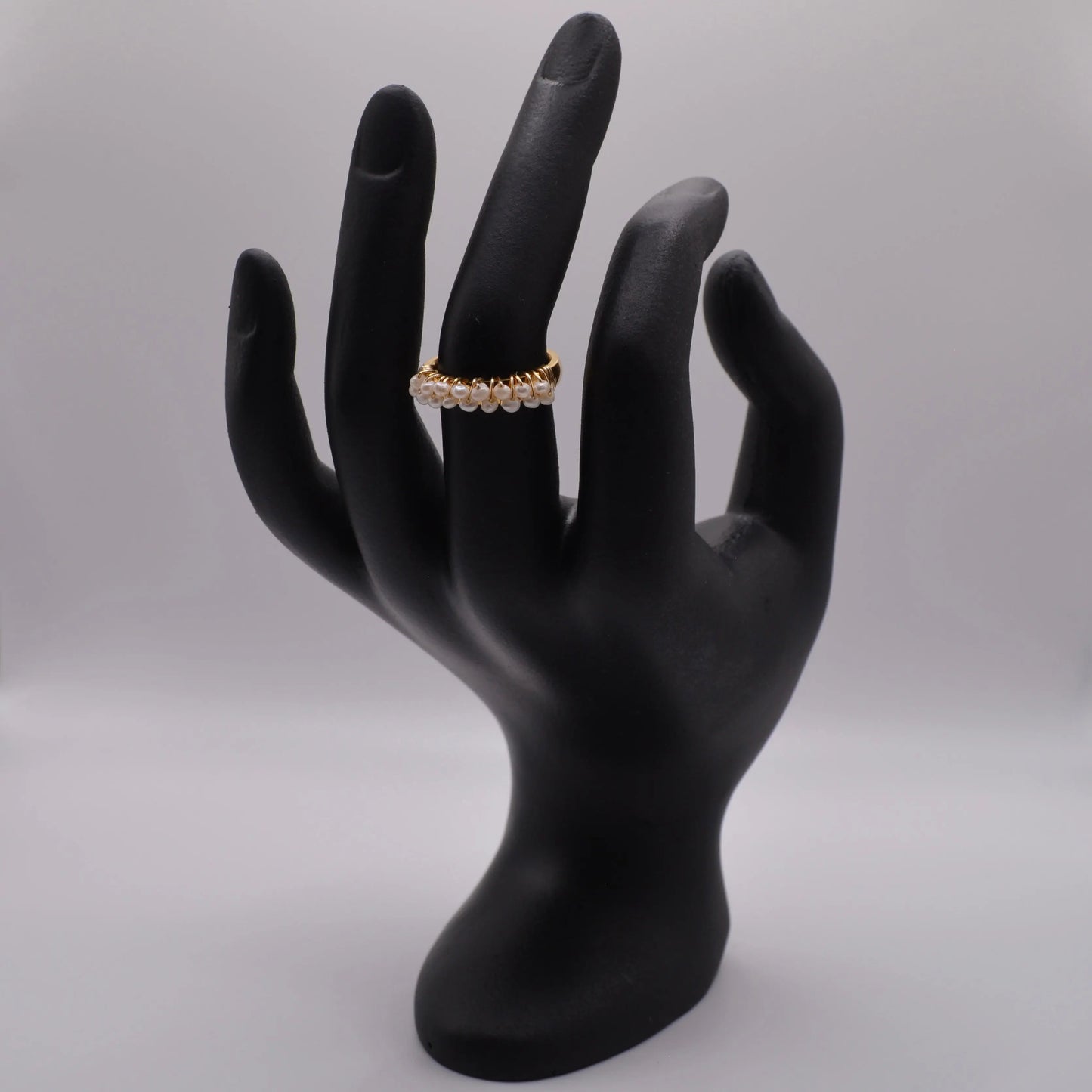 Bague double brodé - MAISON MEXIQUE