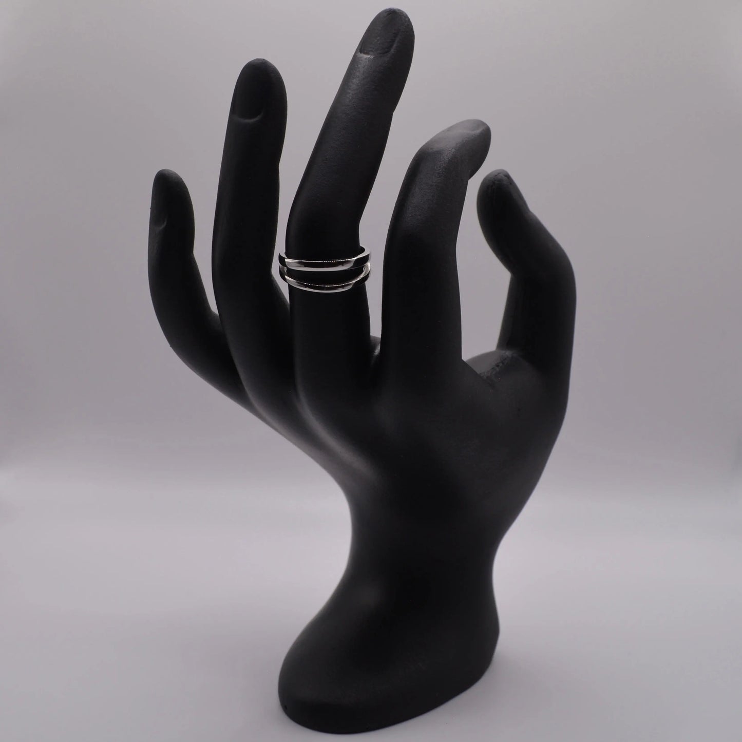 Bague double en acier réglable - MAISON MEXIQUE