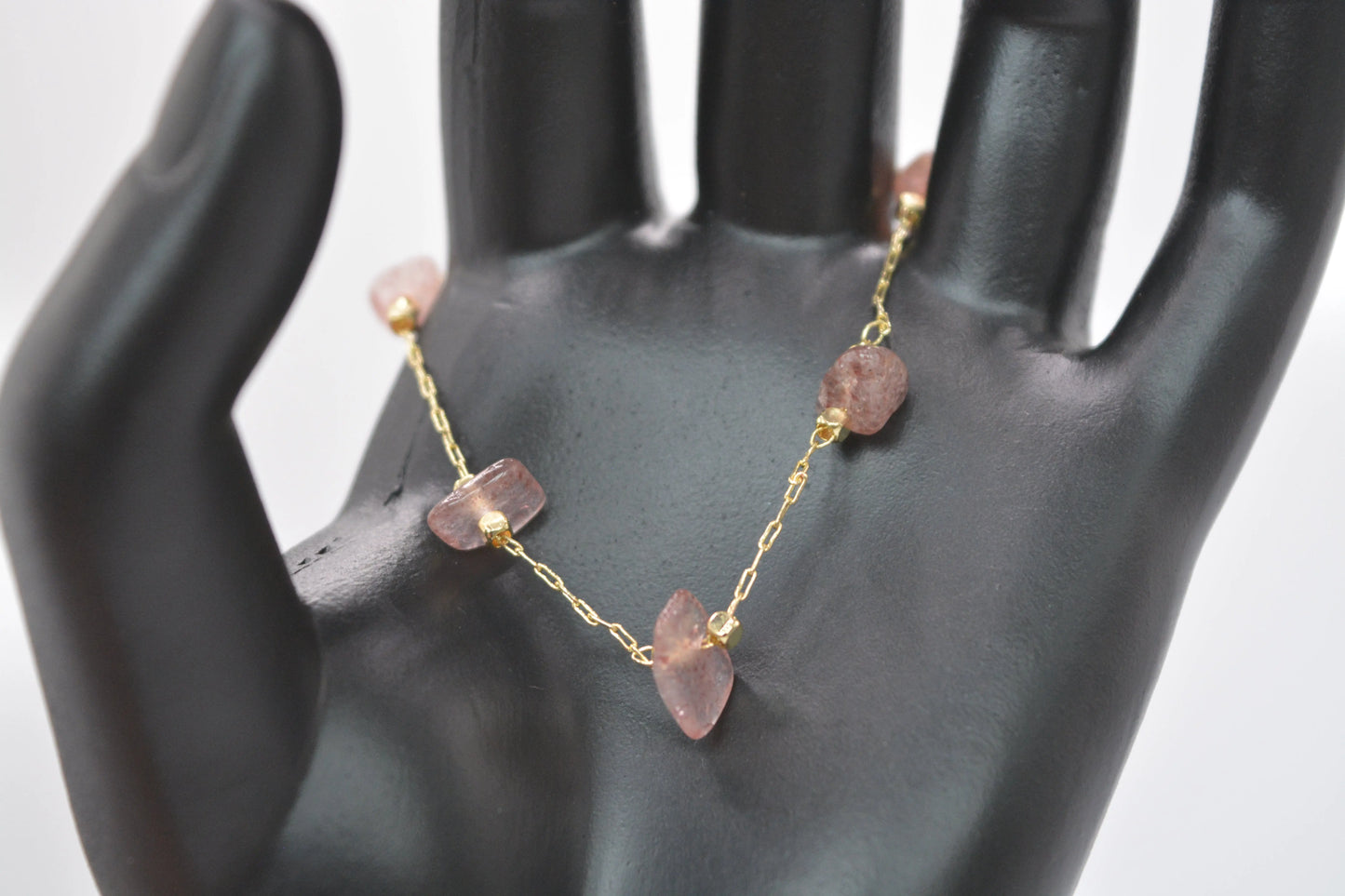 Bracelet doré en quartz - MAISON MEXIQUE