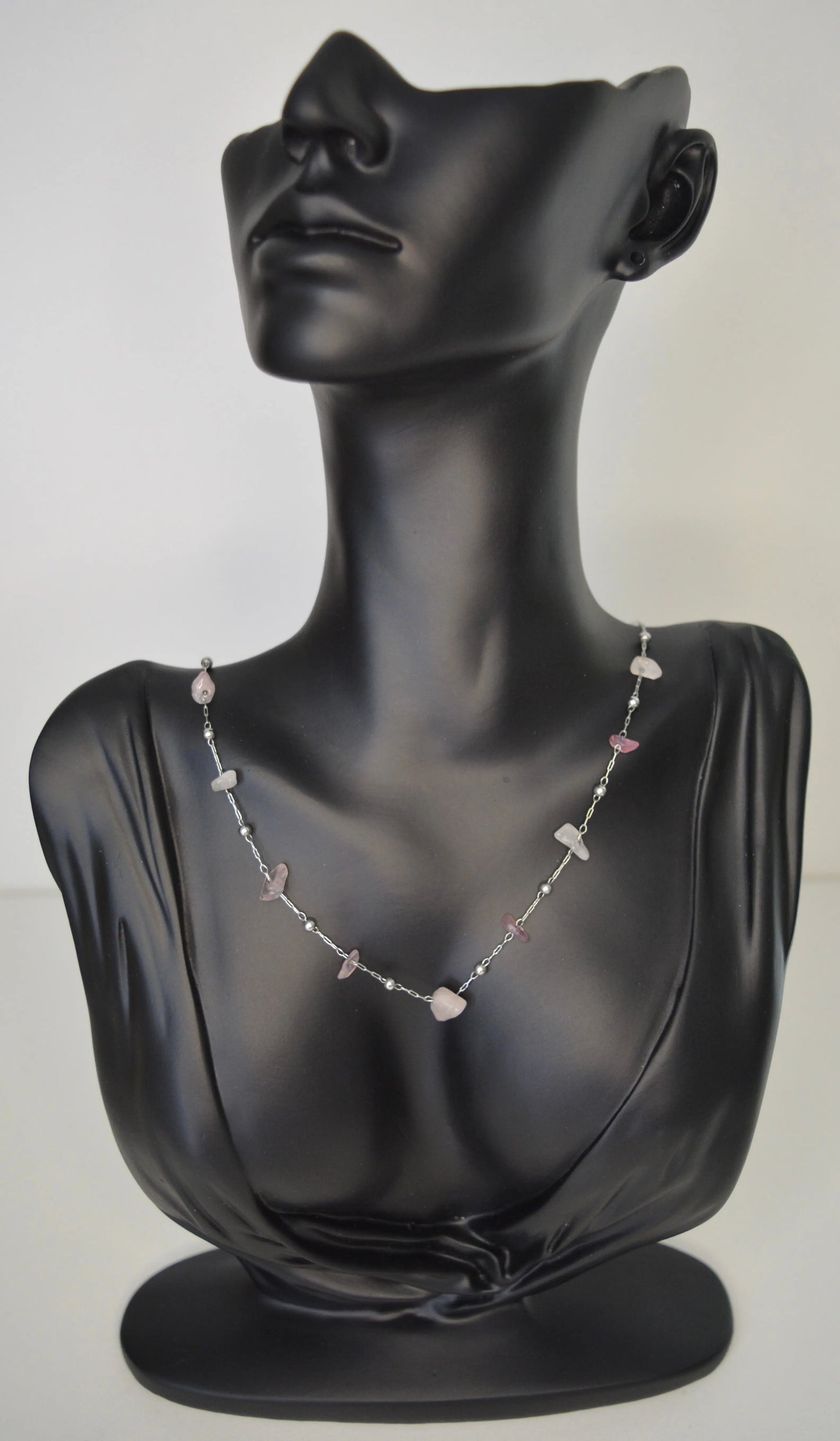 Collier Quartz Rose - MAISON MEXIQUE