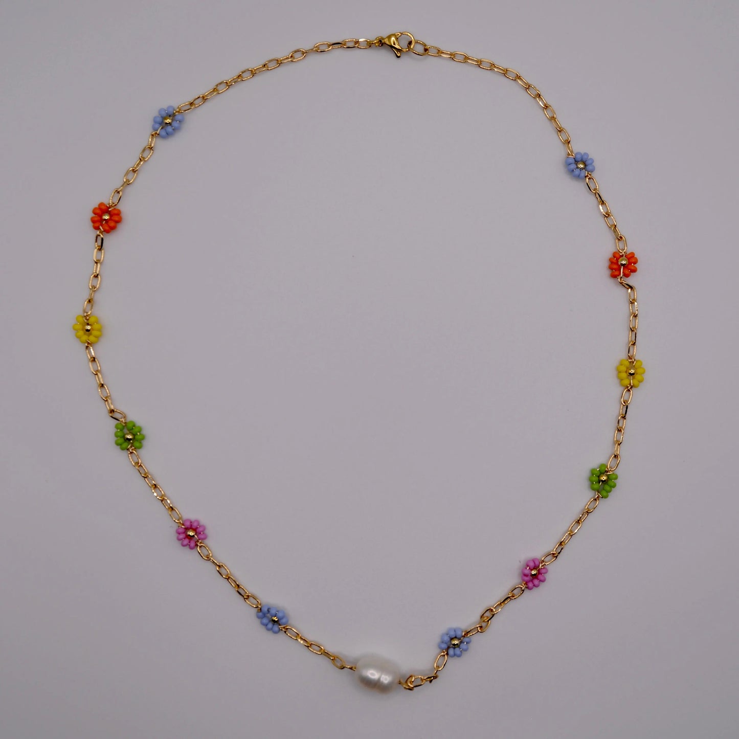 Collier Fleurs Colores - MAISON MEXIQUE