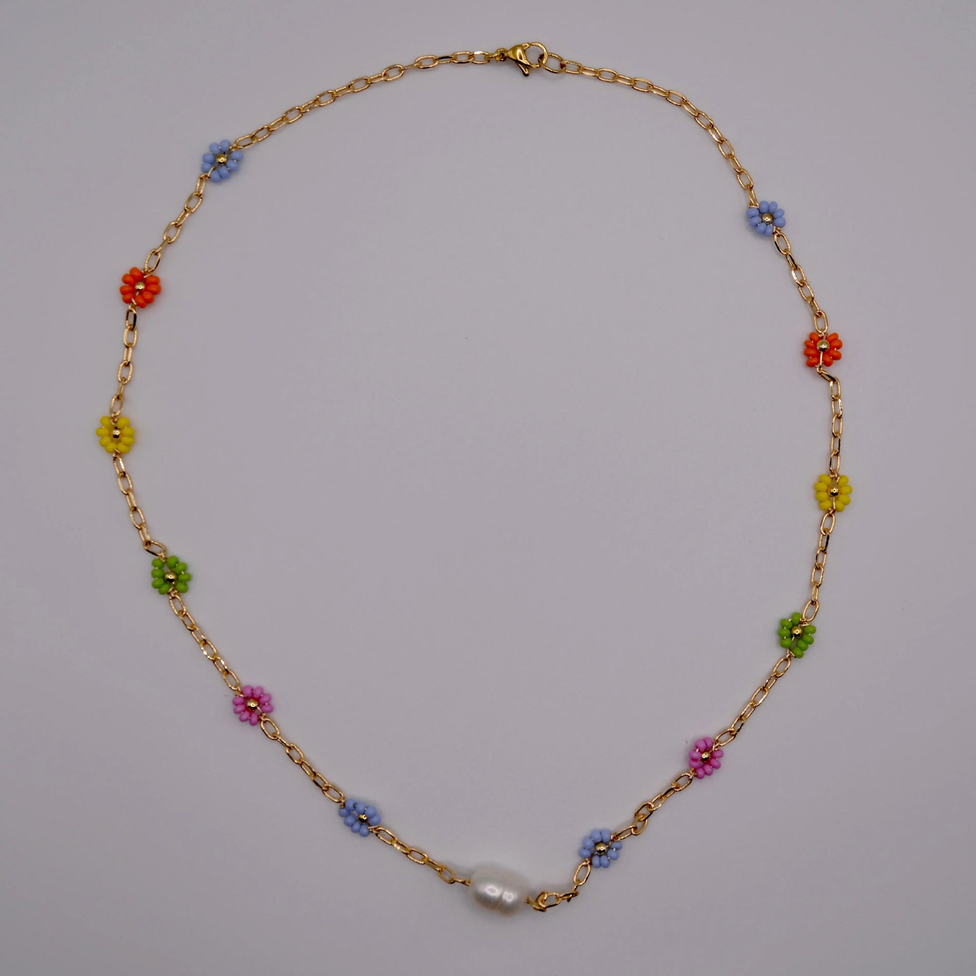 Collier Fleurs Colores - MAISON MEXIQUE