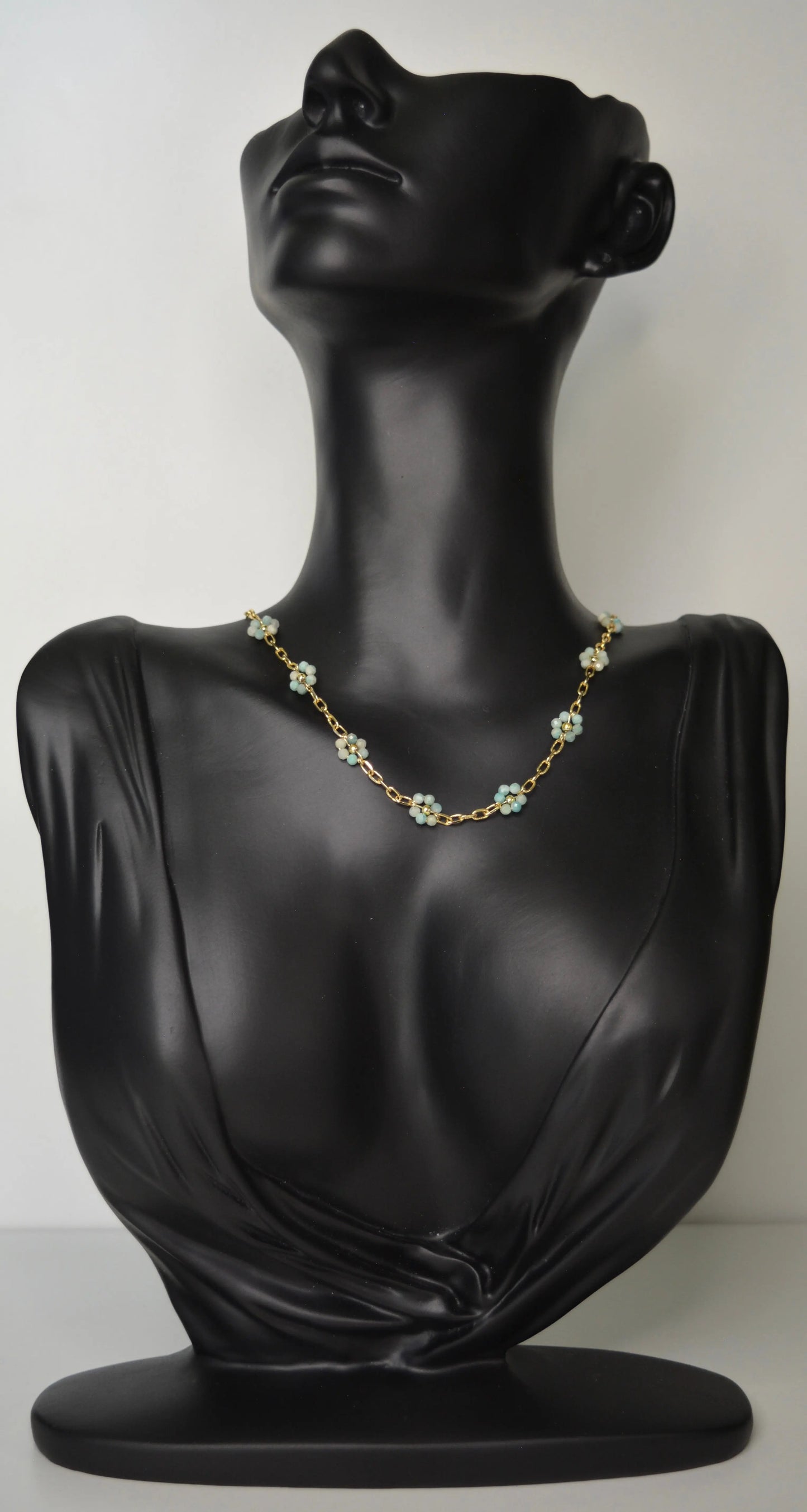 Collier Fleurs Vertes - MAISON MEXIQUE