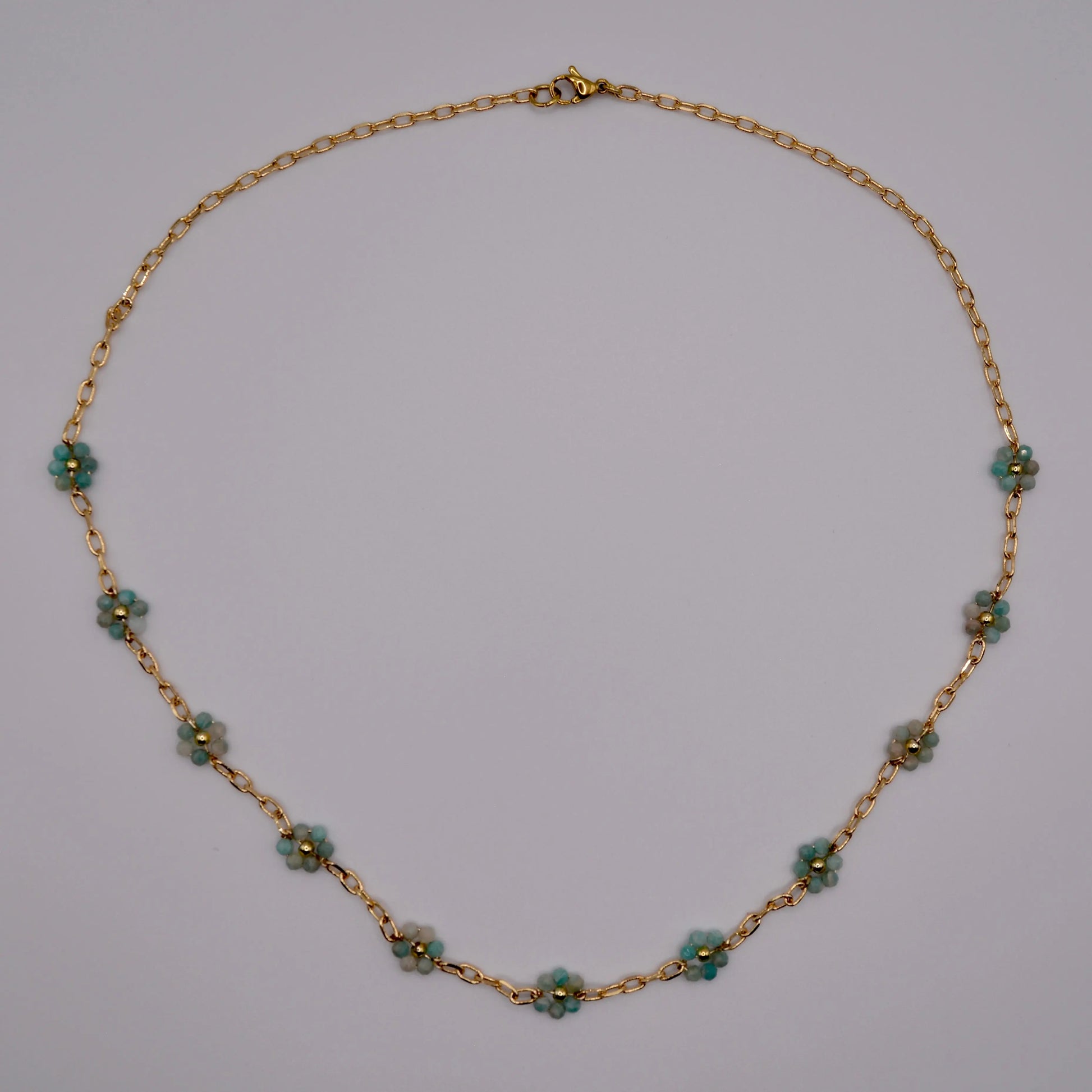 Collier Fleurs Vertes - MAISON MEXIQUE