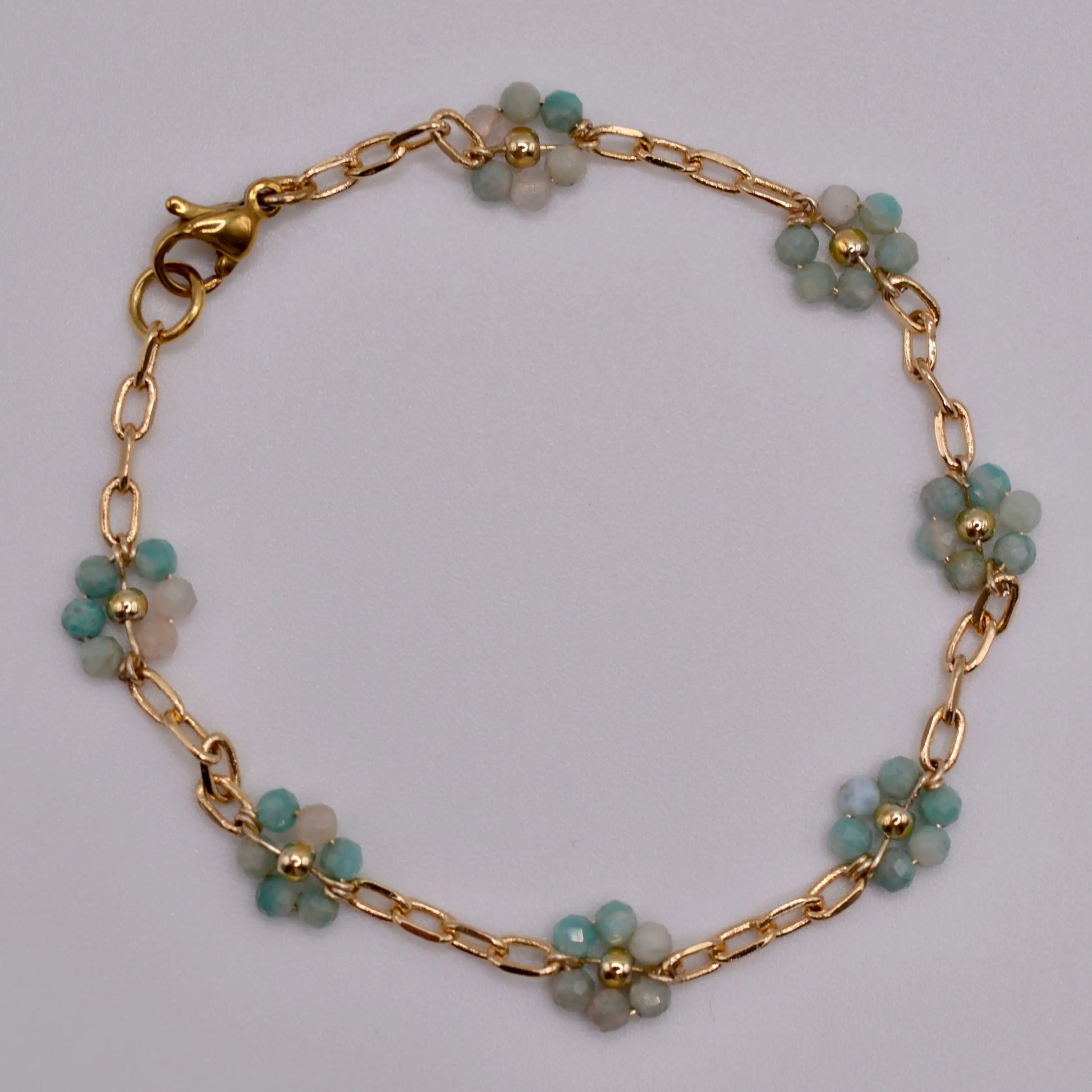 Bracelet des fleurs brodées - MAISON MEXIQUE