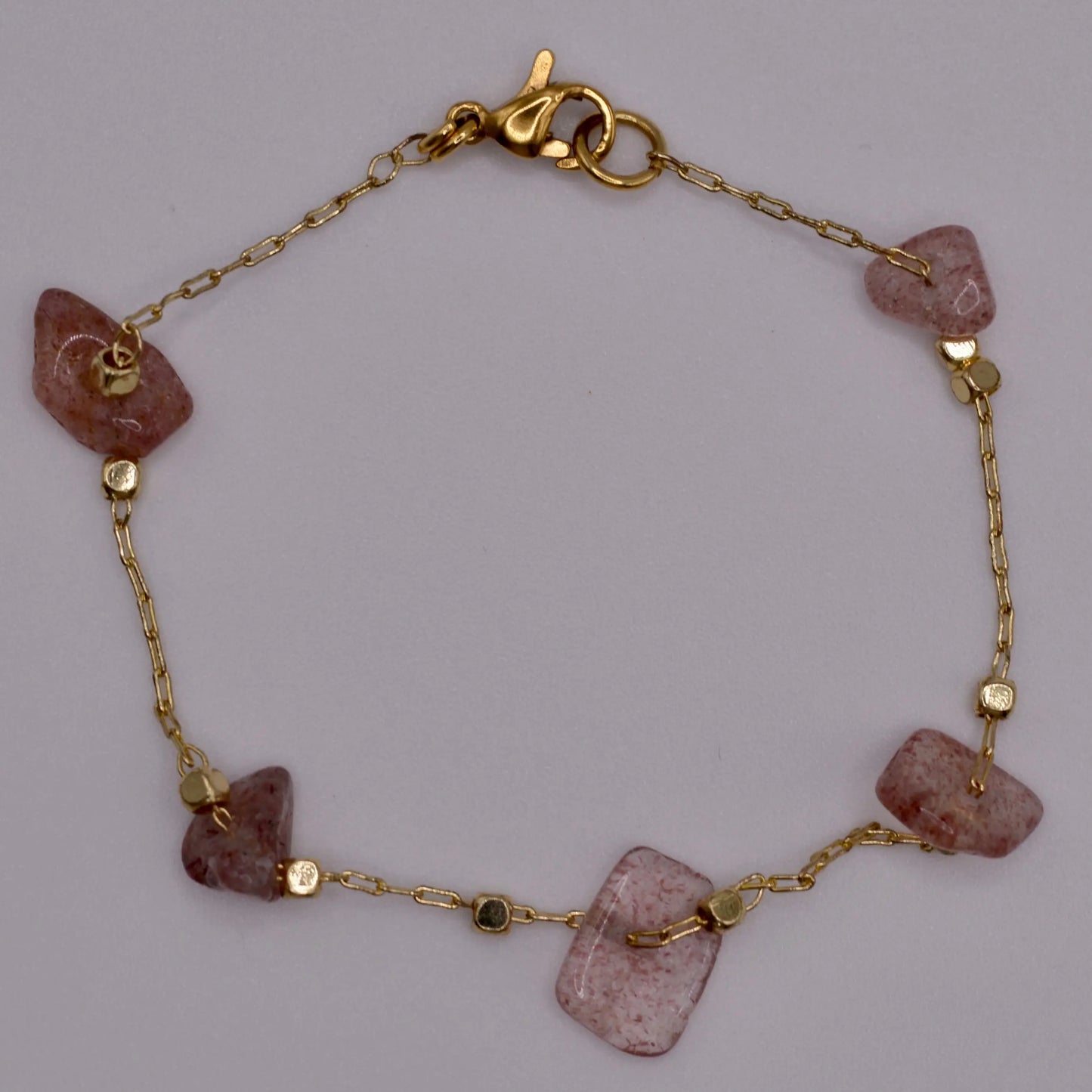 Bracelet doré en quartz - MAISON MEXIQUE