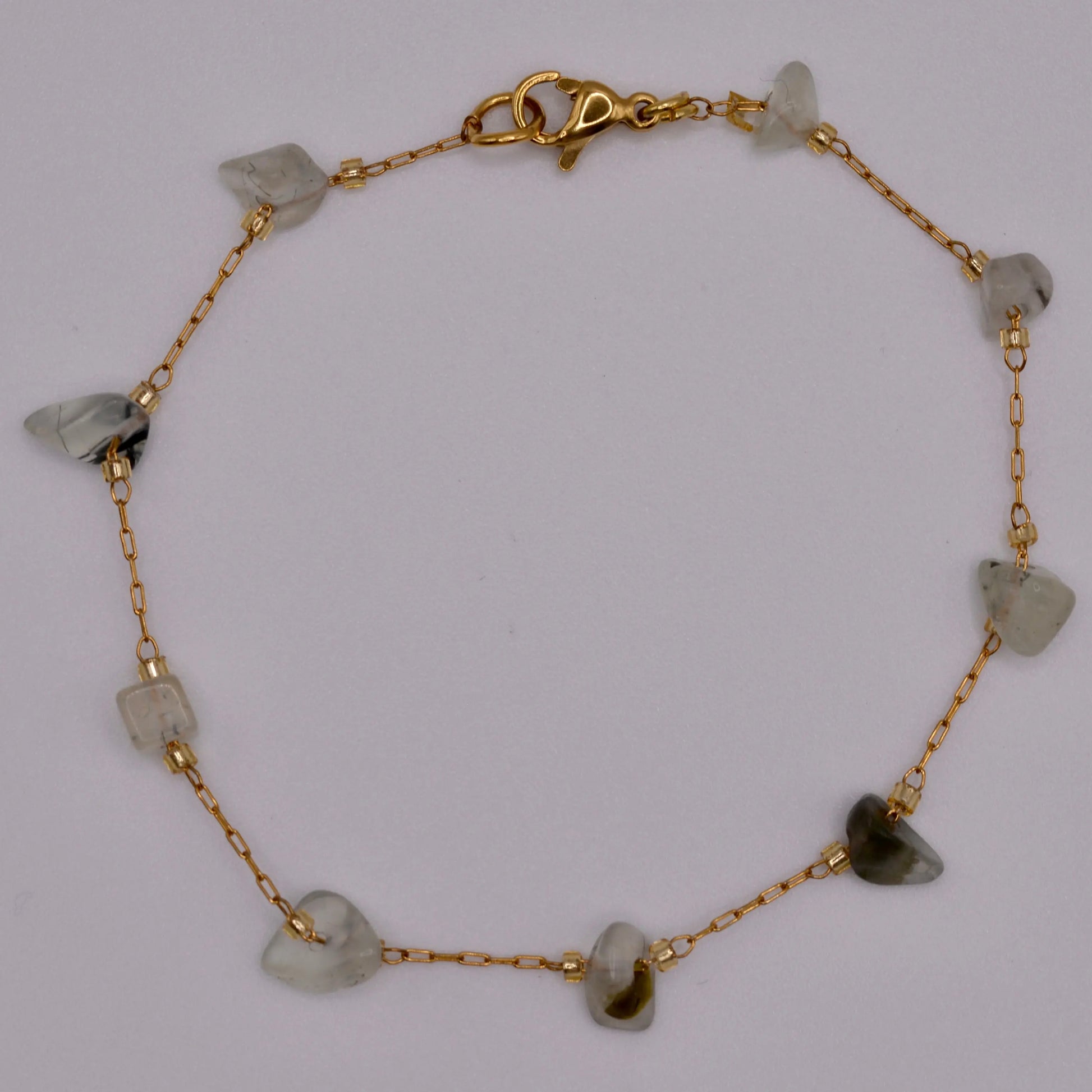 Bracelet doré en quartz - MAISON MEXIQUE