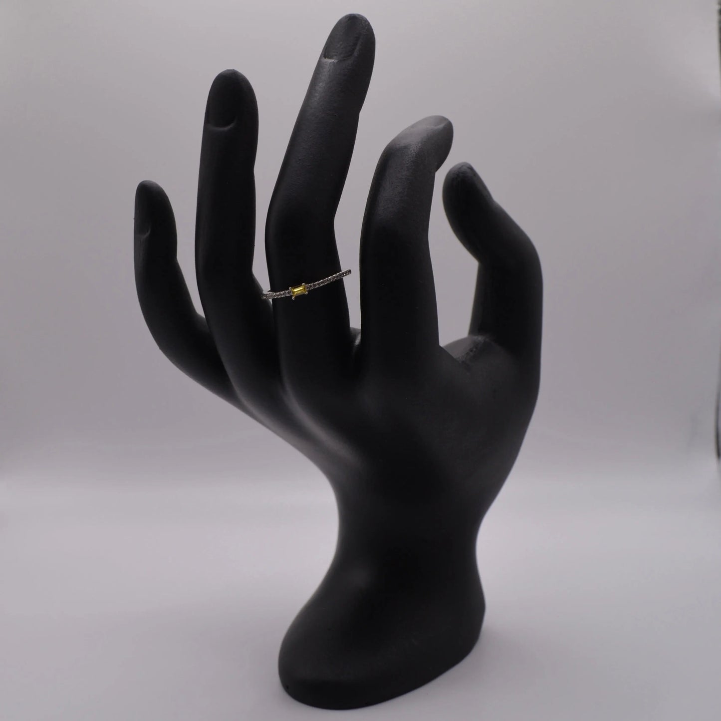 Bague zircone jaune - MAISON MEXIQUE