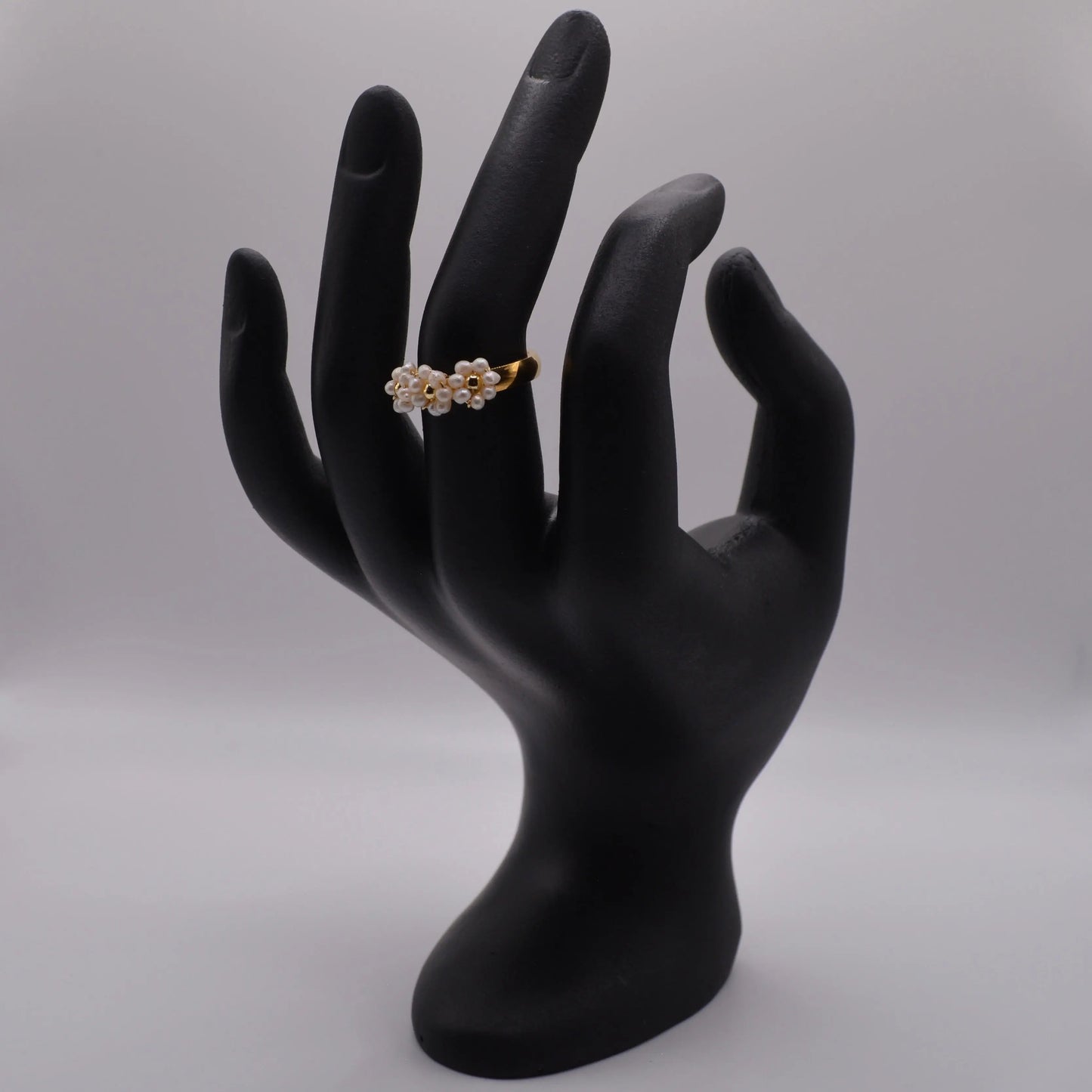 Bague des fleurs brodées - MAISON MEXIQUE