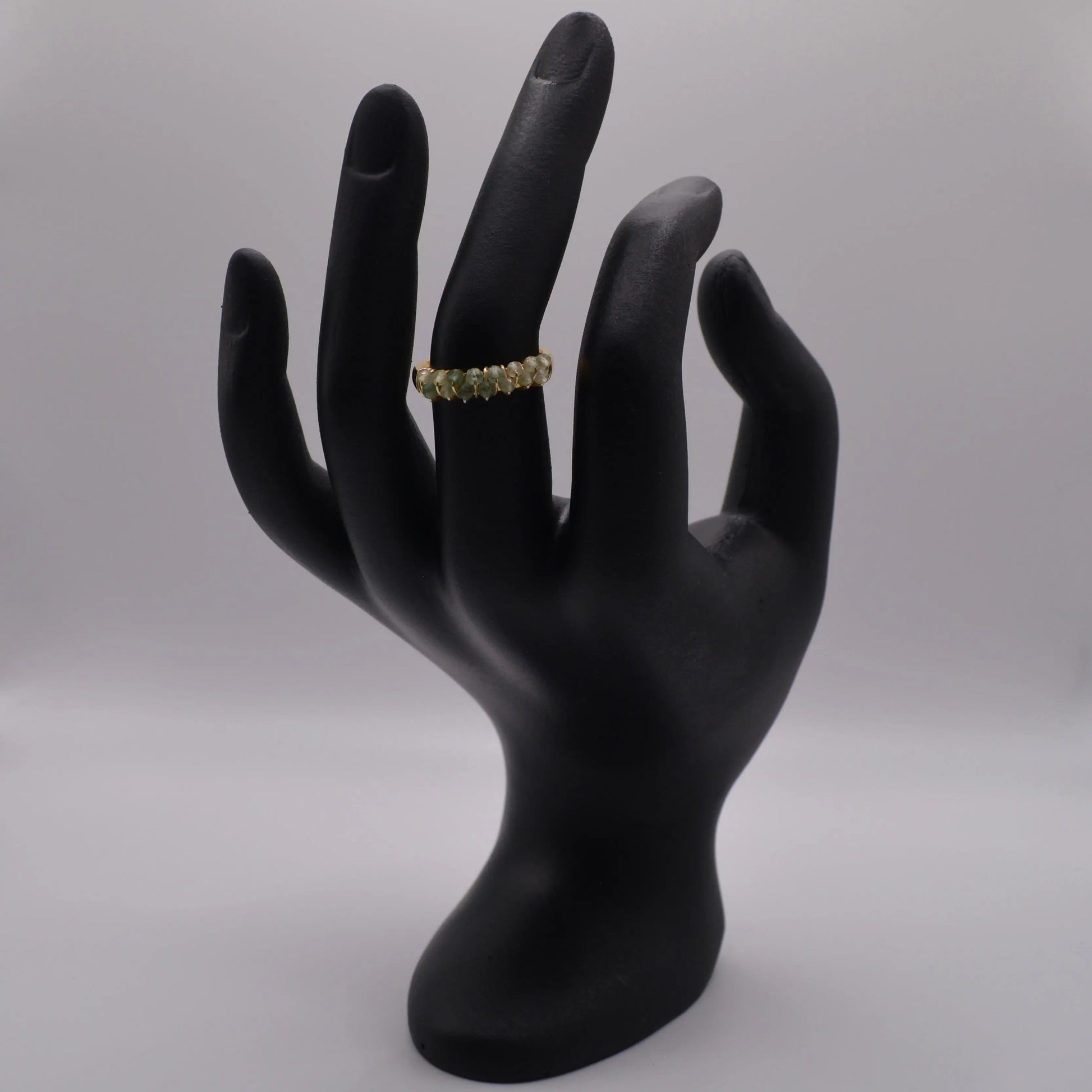 Bague brodé verte - MAISON MEXIQUE