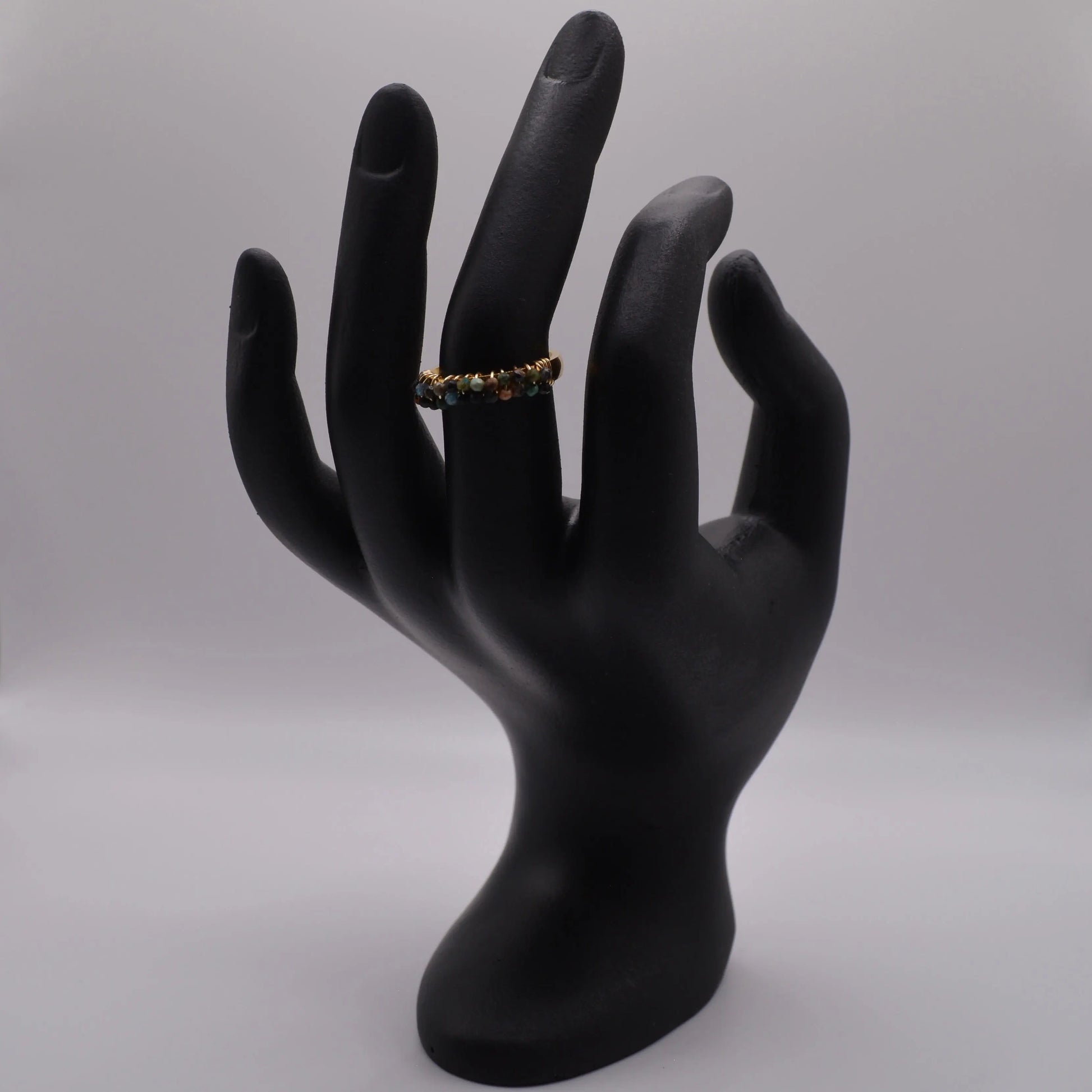 Bague brodé multicolore - MAISON MEXIQUE