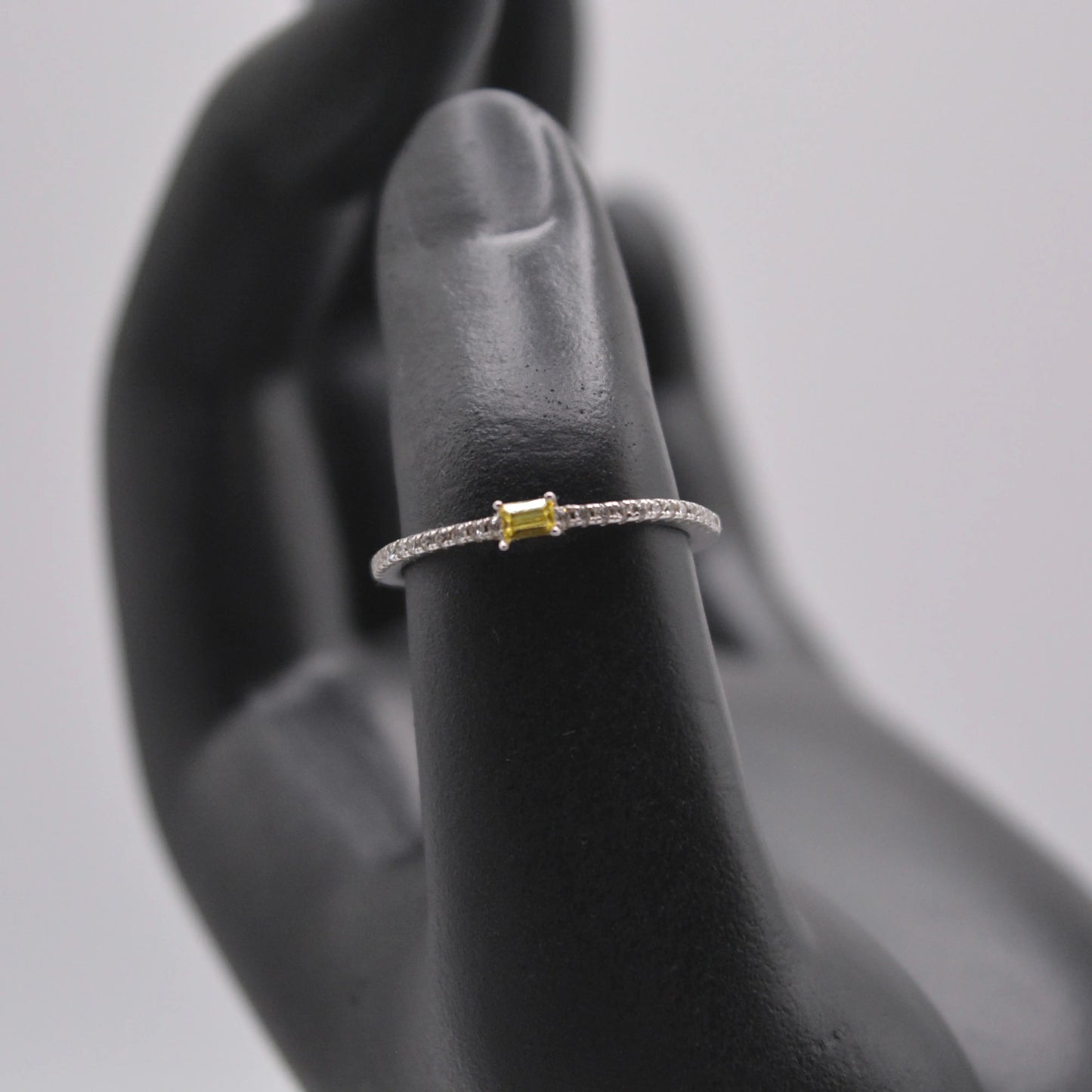 Bague zircone jaune - MAISON MEXIQUE