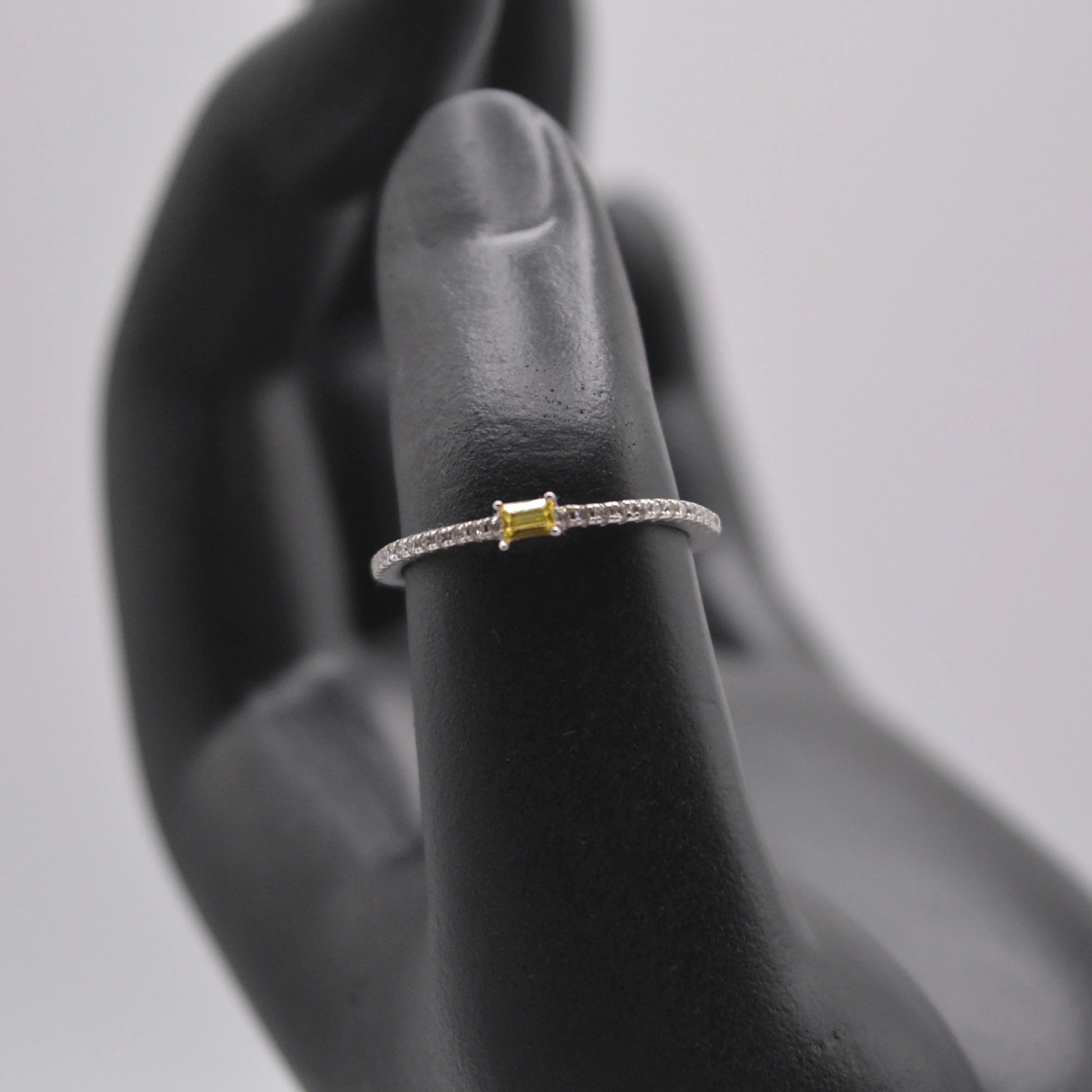 Bague zircone jaune - MAISON MEXIQUE