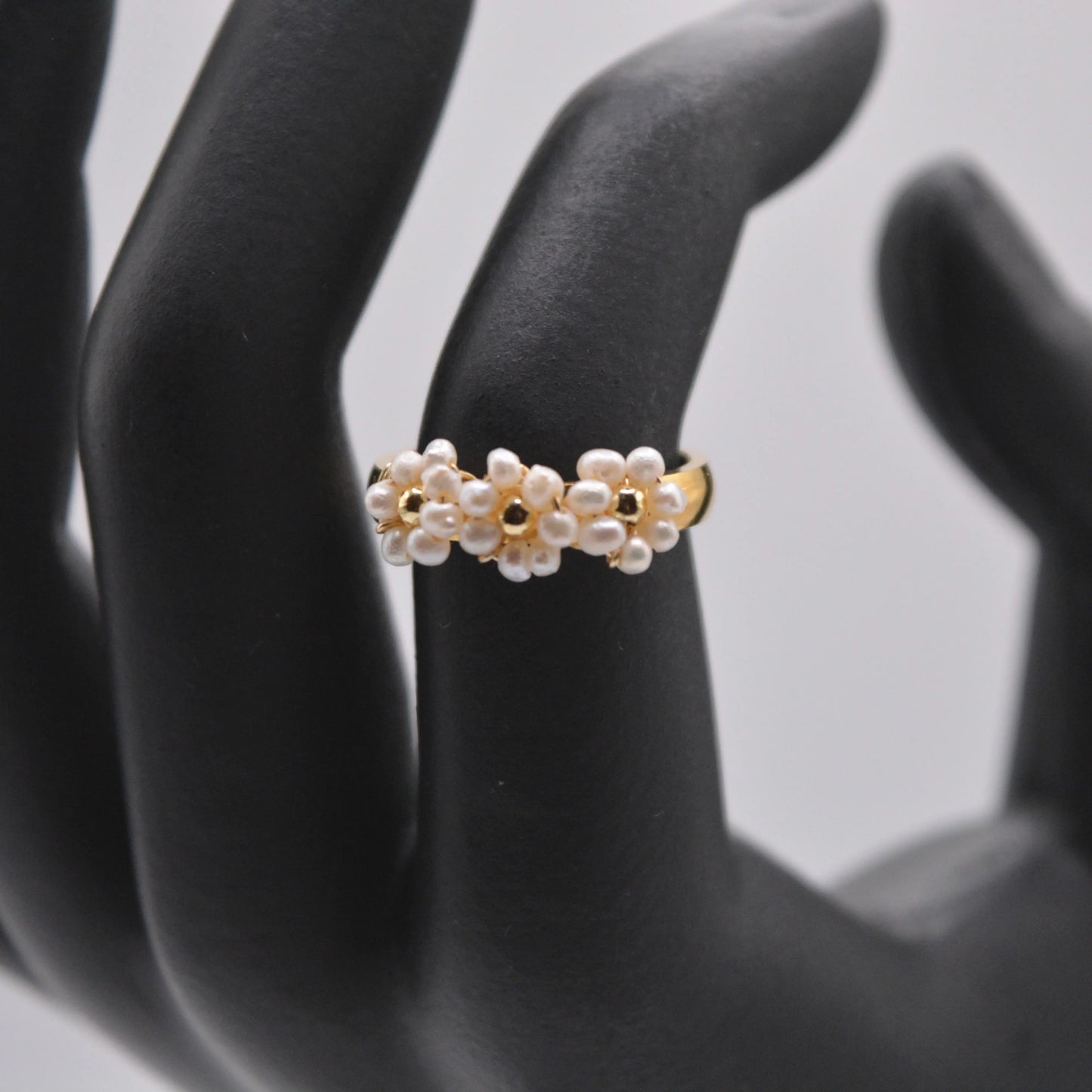 Bague des fleurs brodées - MAISON MEXIQUE