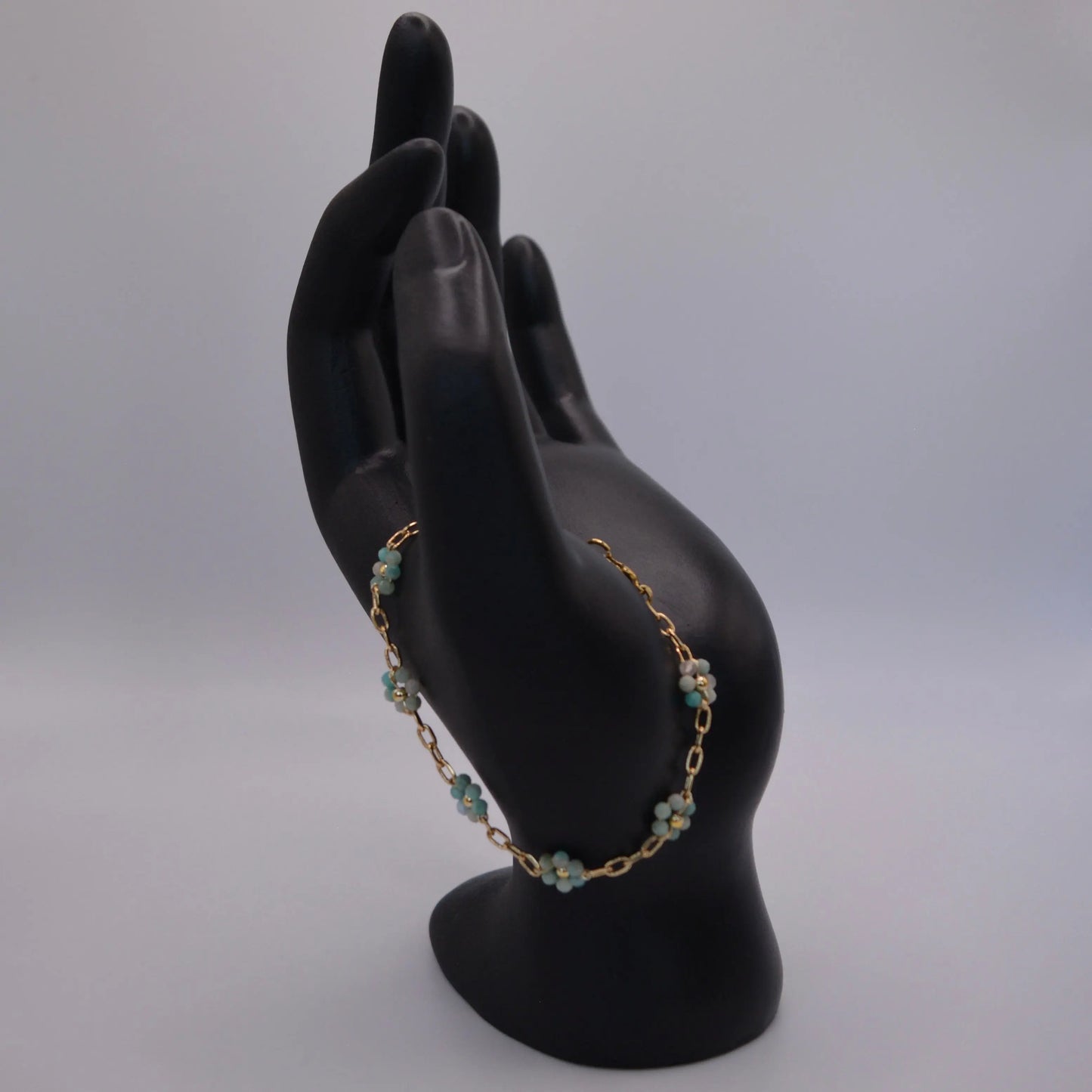 Bracelet des fleurs brodées - MAISON MEXIQUE