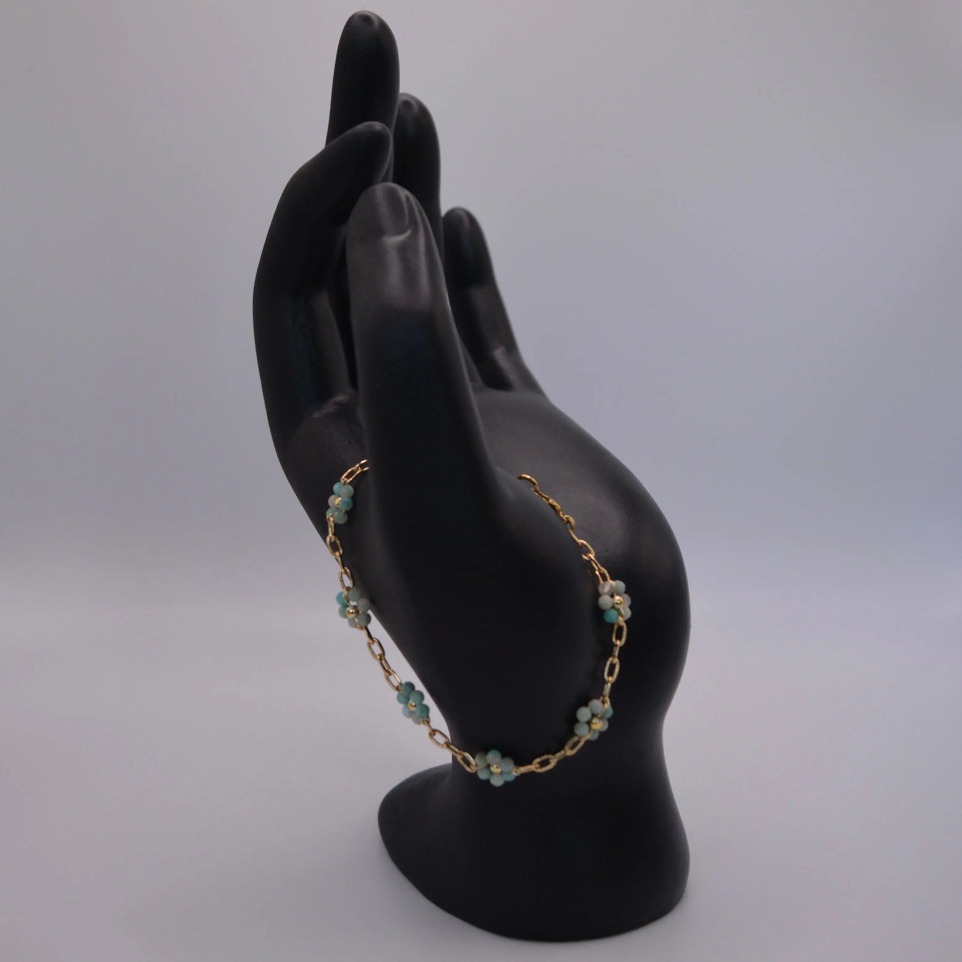 Bracelet des fleurs brodées - MAISON MEXIQUE