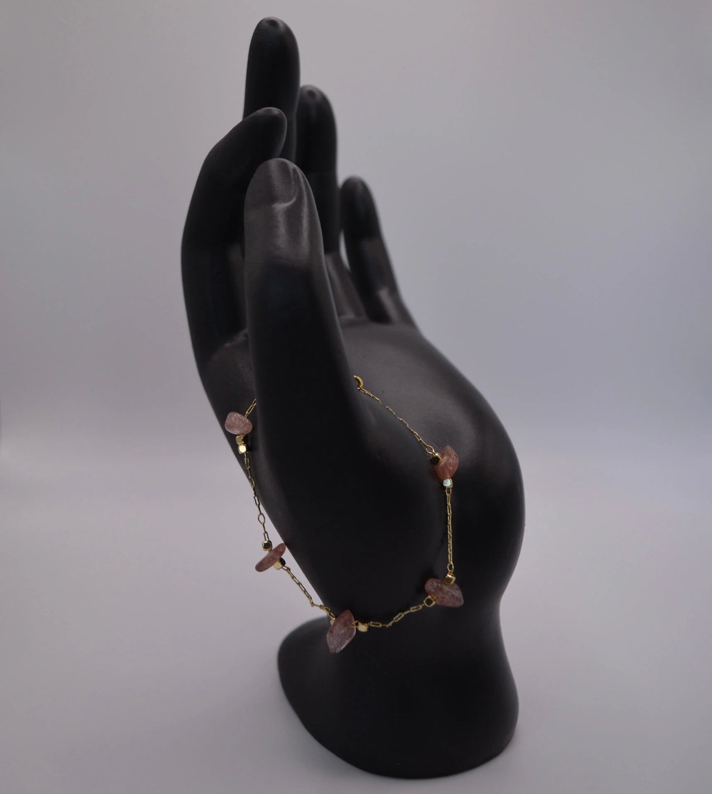 Bracelet doré en quartz - MAISON MEXIQUE