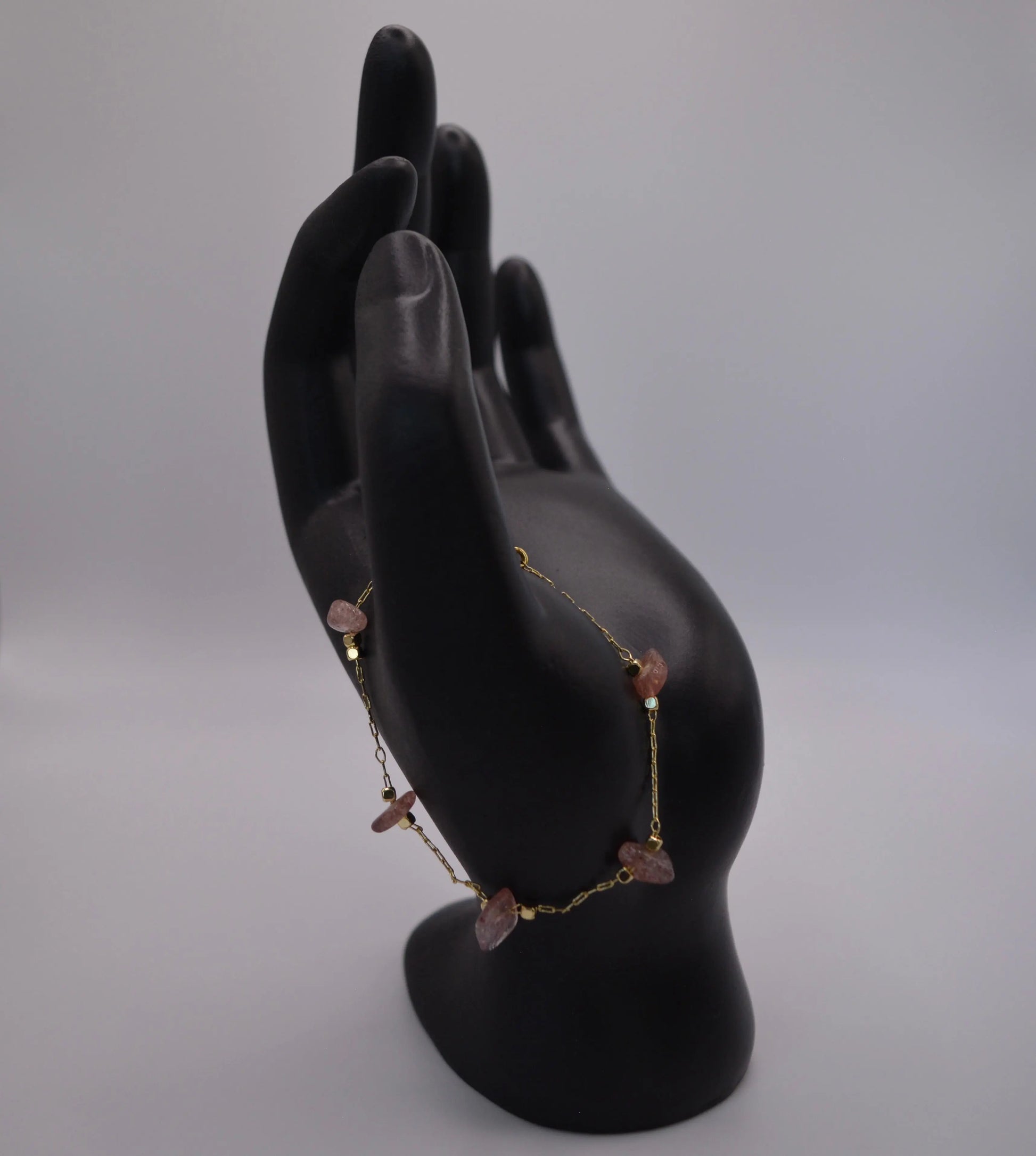 Bracelet doré en quartz - MAISON MEXIQUE