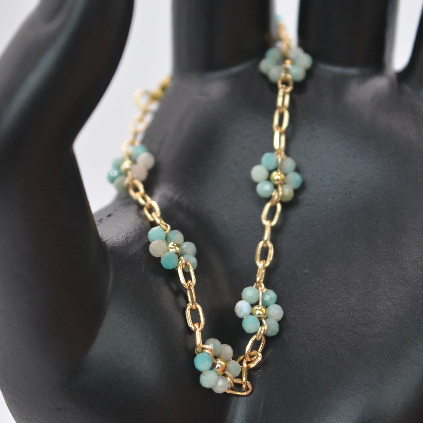 Bracelet des fleurs brodées - MAISON MEXIQUE