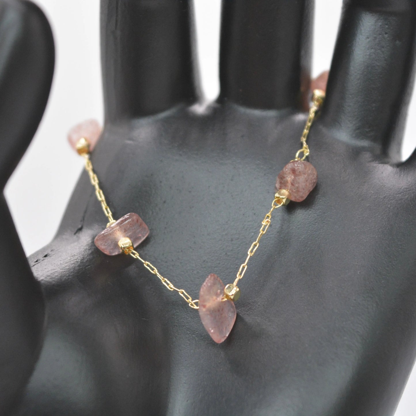 Bracelet doré en quartz - MAISON MEXIQUE