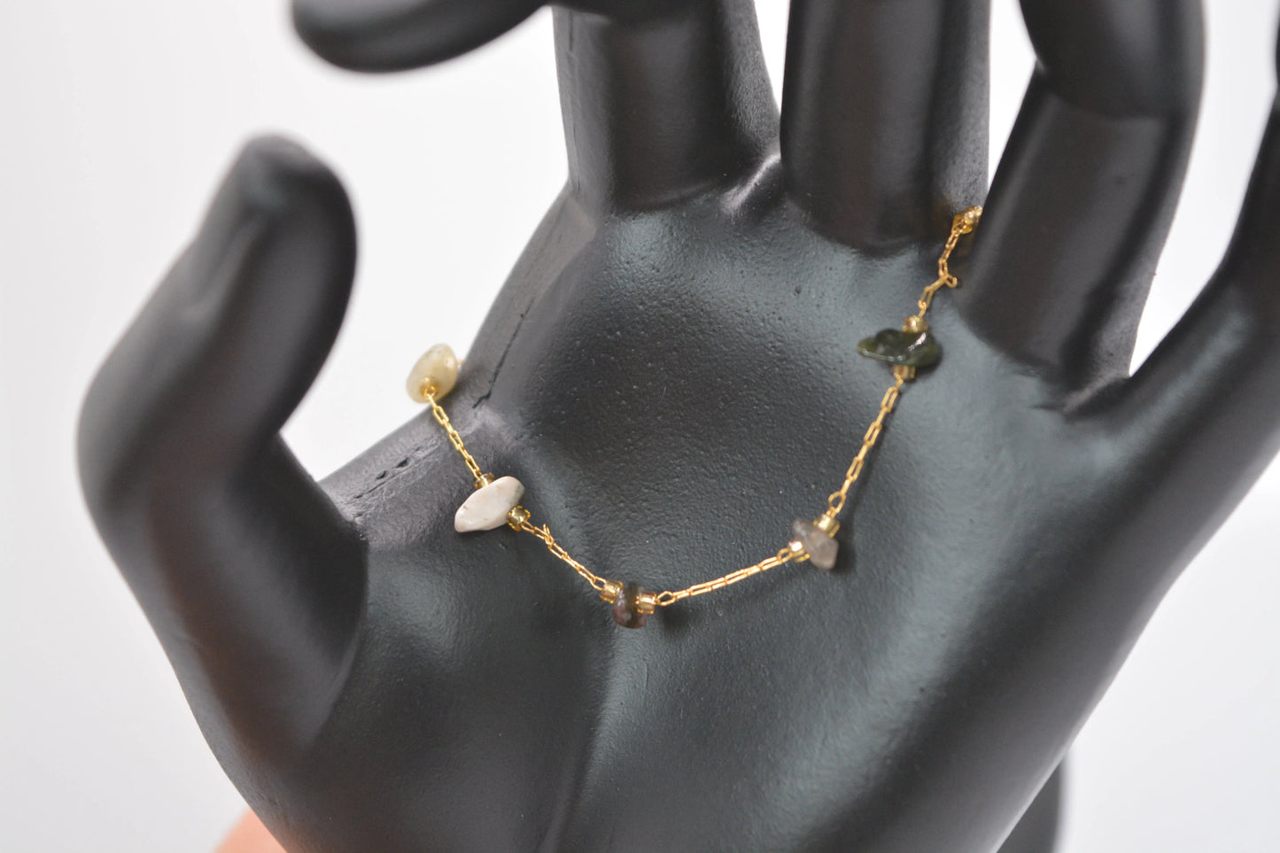 Bracelet doré en quartz - MAISON MEXIQUE