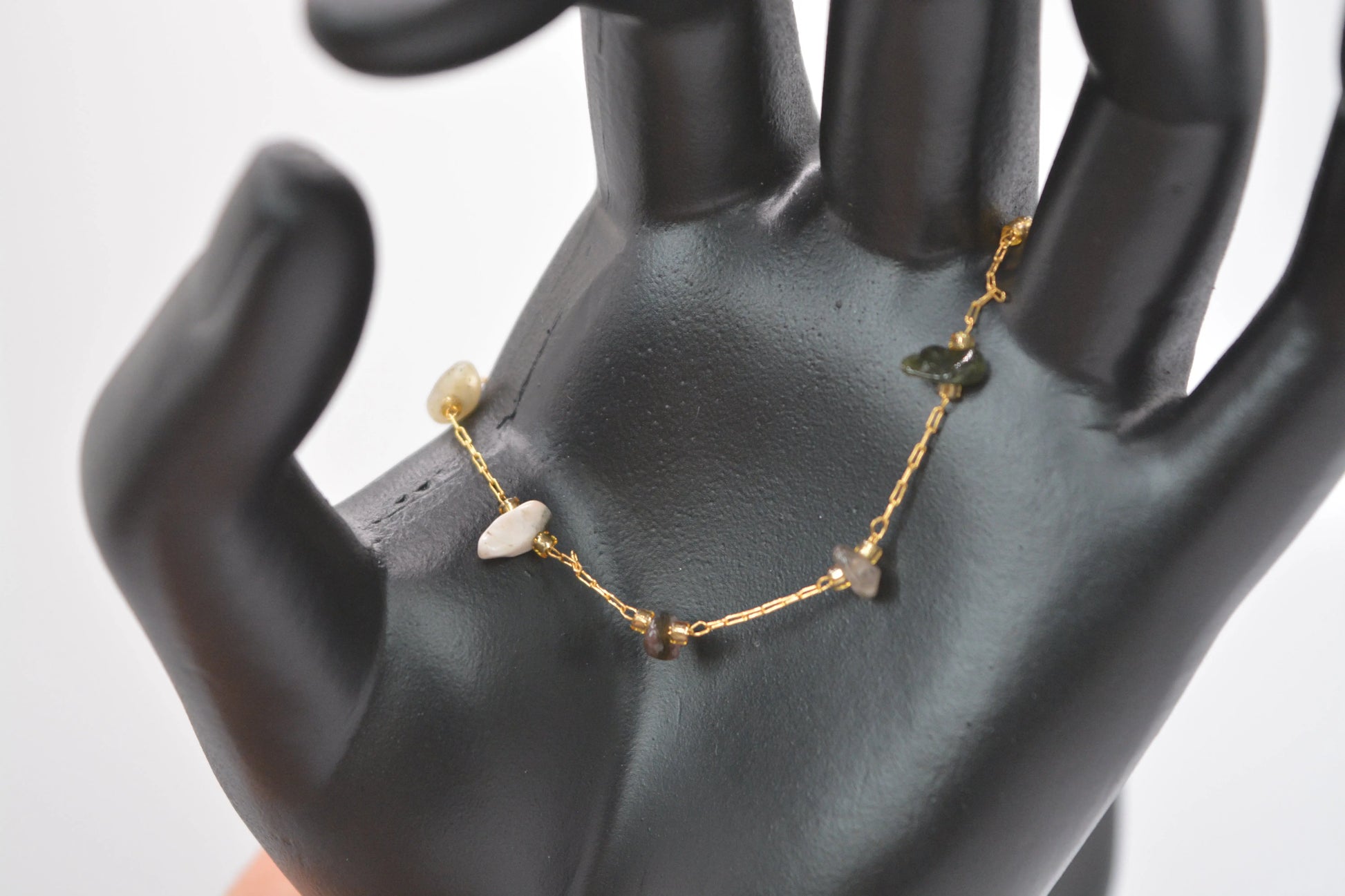 Bracelet doré en quartz - MAISON MEXIQUE