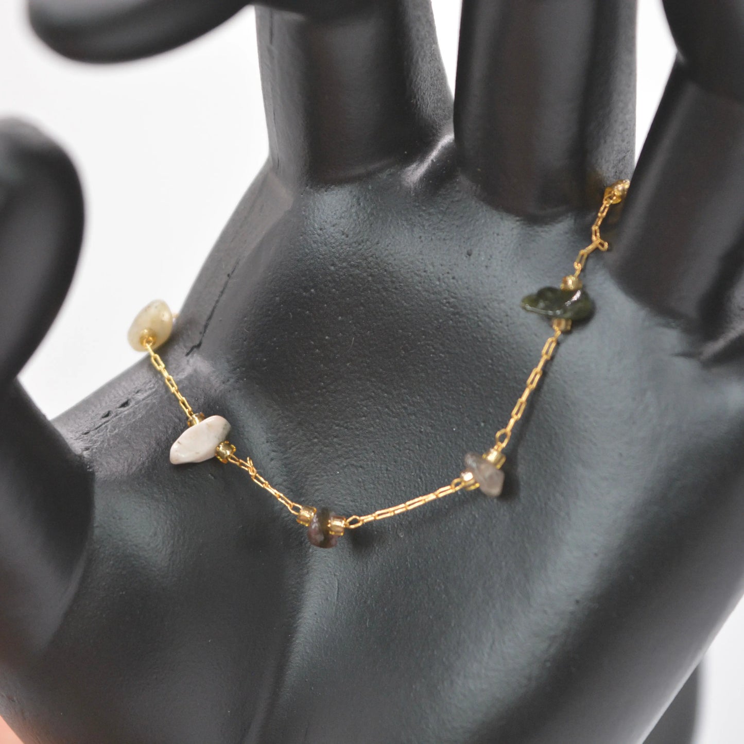 Bracelet doré en quartz - MAISON MEXIQUE