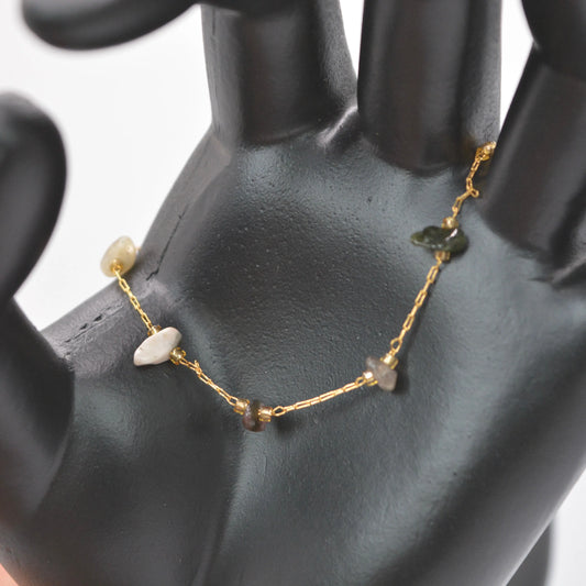 Bracelet doré en quartz - MAISON MEXIQUE