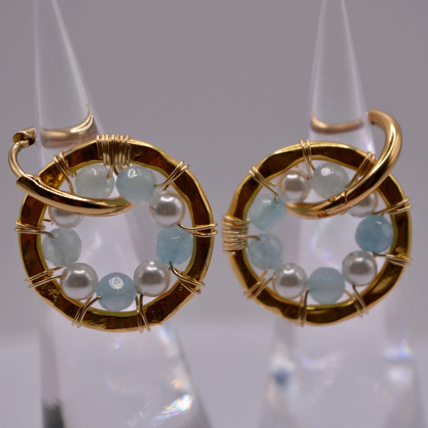 CHUNKY HOOPS Bleu - MAISON MEXIQUE