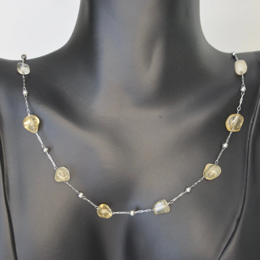 Collier en Quartz Claire - MAISON MEXIQUE